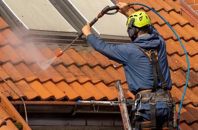 Démoussage et hydrofuge de toiture à Lizines